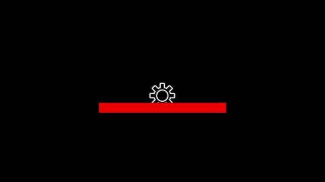 Loading animation with progress, processing, uploading, downloading, syncing, installing and updating for UI/UX, software and technology projects.