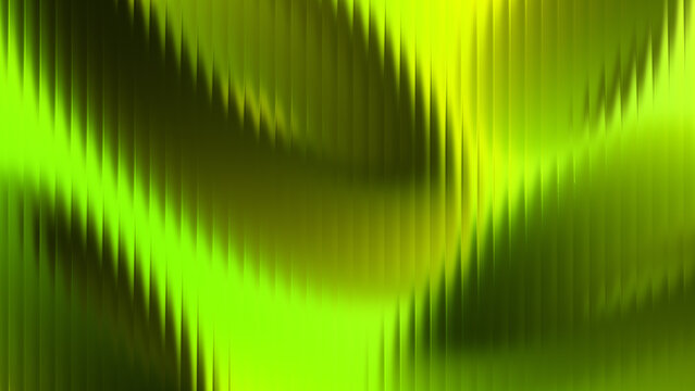 Abstract fluid brush lime green background with vibrant yellow gradient fractal glass texture and dynamic wave lines for creative digital editing design.