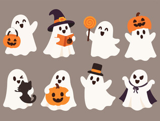 Obraz premium Playful Halloween Characters For Seasonal Campaigns