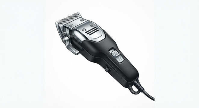 Professional barber clippers vector for hair trimming service
