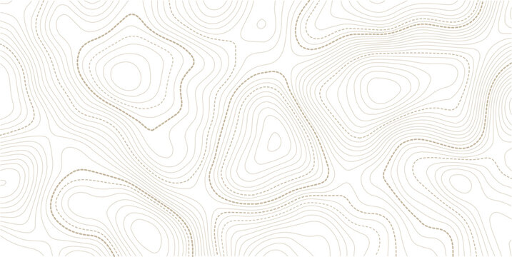 Geographic map of highlands, mountain range topography, vector banner. white color background topo