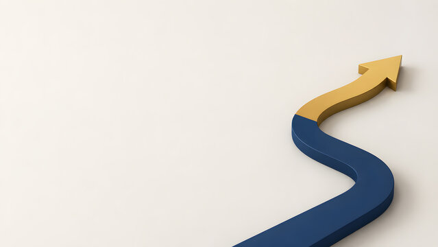 Strategic Pivot - Business Direction Change Concept (Gold)