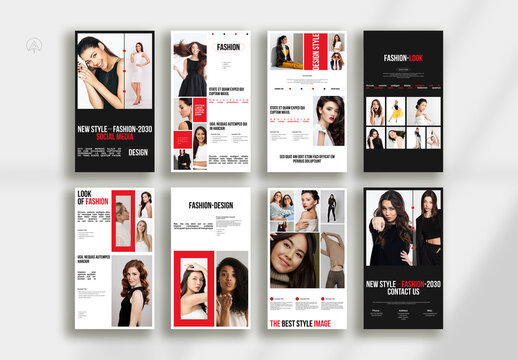 New Style Fashion Design 2030 Social Media PostTemplate