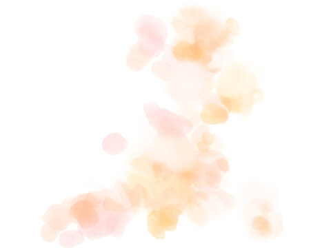 あふれる光のような柔らかなオレンジ、黄色、ピンクの繊細な背景イラスト