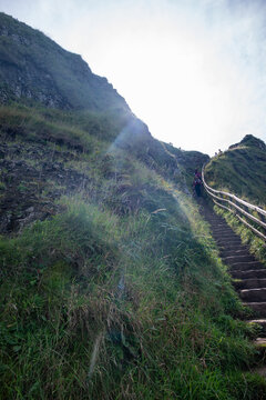 stairs to the Giant's Causeway