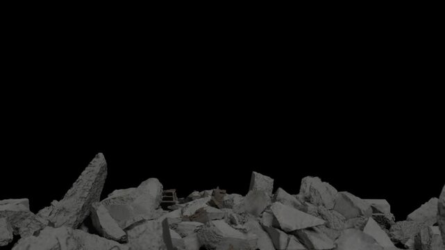 Fiery dream big text animation appearing over gritty dark textured background with grainy visual effects with distressed monochromatic background