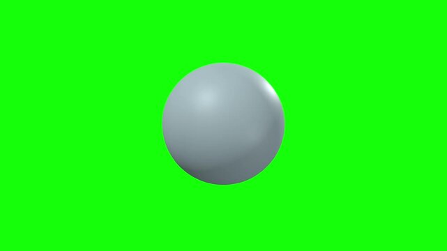 Left Choroid Rotation Green Screen CC BY