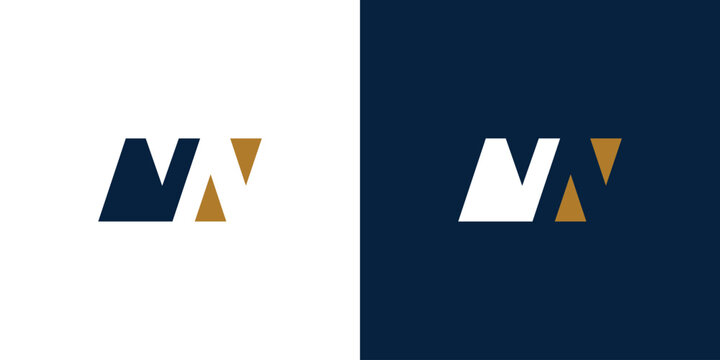 Modern and unique letter NN logo design