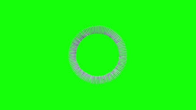 Left Corona Ciliaris Rotation Green Screen CC BY