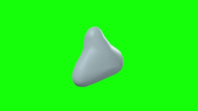 Left Lacrimal Lake Rotation Green Screen CC BY