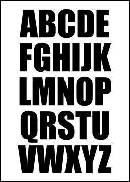 vector alphabet set