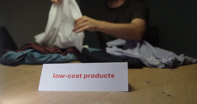 Low-Cost Clothing Products and Budget Fashion Concept