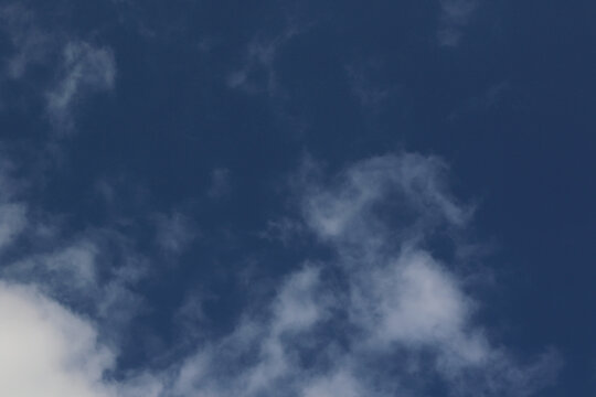 blue sky with white clouds