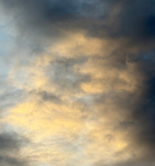 Obraz premium dramatic sky with clouds