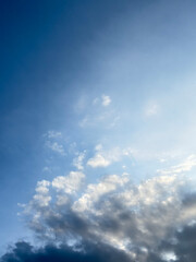 Obraz premium blue sky with clouds