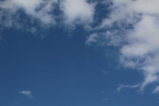 blue sky with white clouds