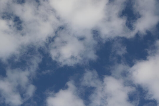 blue sky with white clouds