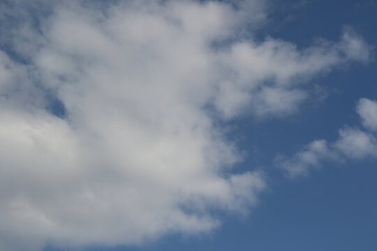 blue sky with white clouds
