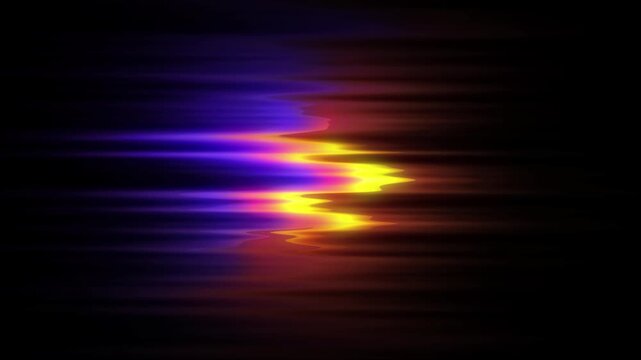 Abstract Sunset Dusk Color Water Wave Motion Graphic Loop Animation For Peaceful Ambient Backdrop