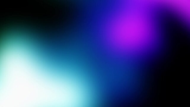 Neon Cyan and Purple Aurora Gradient Motion Blur Loop