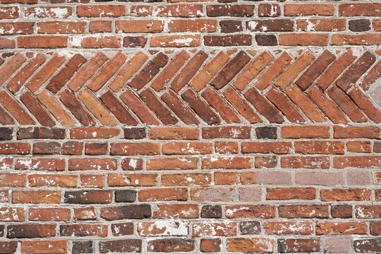 Detail, brick wall, steeple, cathedral, bishop's church of the Swedish speaking Lutheran Bishopric of Borg&aring;, Porvoo, Finland
