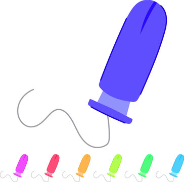 protection tampon cartoon. organic cotton, biodegradable flow, insertion convenience protection tampon sign vector