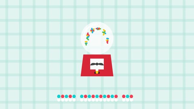 Gumball Machine Animation for Pharmacy Healthcare Concept