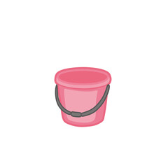 red plastic bucket © Fatma