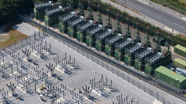 Battery energy storage system at electrical substation