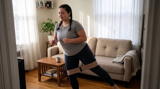 Resistance Band Training For Female Fitness Beginner