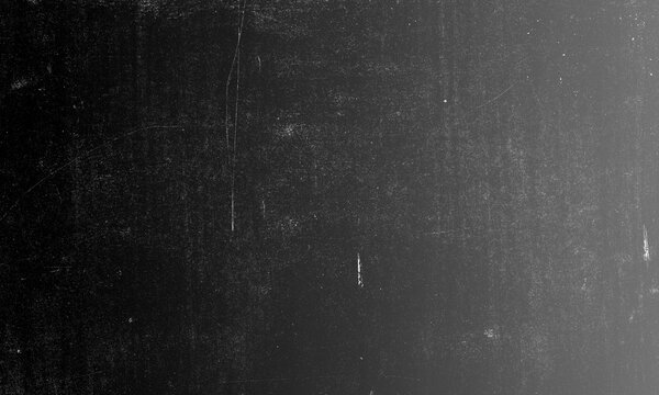 Dark grunge texture with vintage film grain, dust scratches and retro photo effect overlay backdrop Background