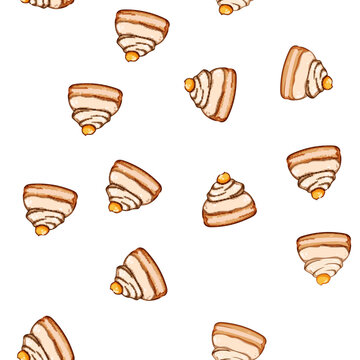 pattern oil hanukkah doughnut cartoon. sweet jewish, tradition dessert, pastry filling oil hanukkah doughnut sign vector