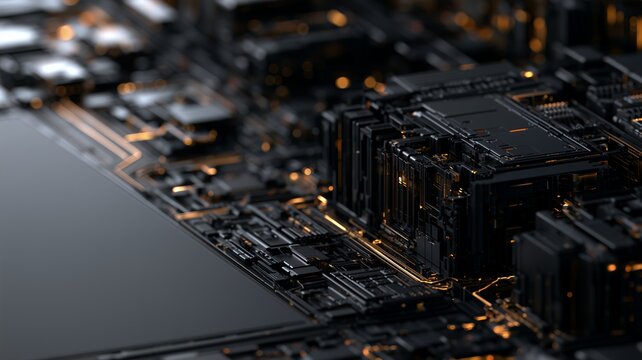 Computer Processor Architecture and Semiconductor Hardware on Circuit Board for AI Computing, Data Processing, High Performance Computing, Digital Infrastructure and Enterprise Technology Applications