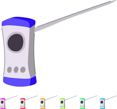 temperature compost thermometer cartoon. probe soil, garden organic, bacteria heat temperature compost thermometer sign vector