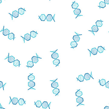 pattern mutation dna spiral cartoon. transcription translation, doublehelix basepairs, adenine thymine mutation dna spiral sign. seamless symbol vector illustration
