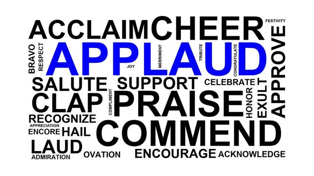 Applaud Word Cloud