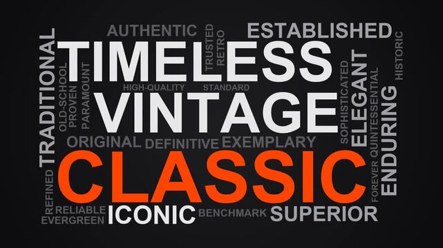 Classic Word Cloud
