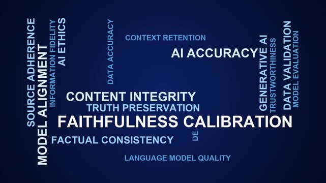 Faithfulness Calibration Word Cloud