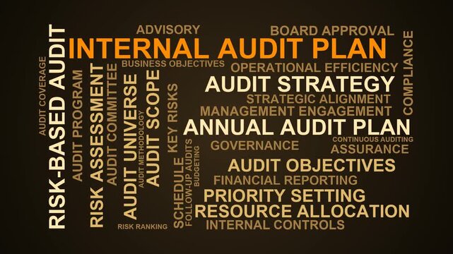 Internal Audit Plan Word Cloud