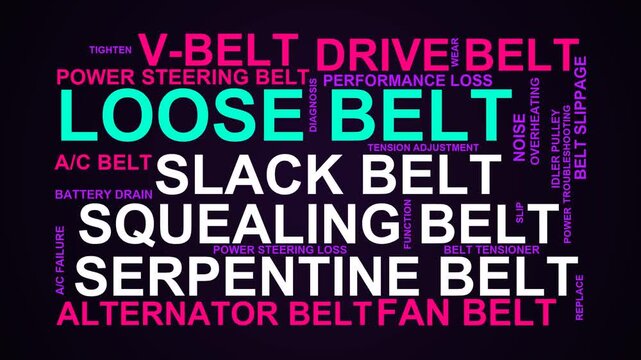 Loose Belt Word Cloud