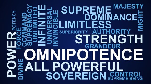 Omnipotence Word Cloud