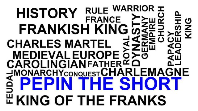 Pepin The Short Word Cloud