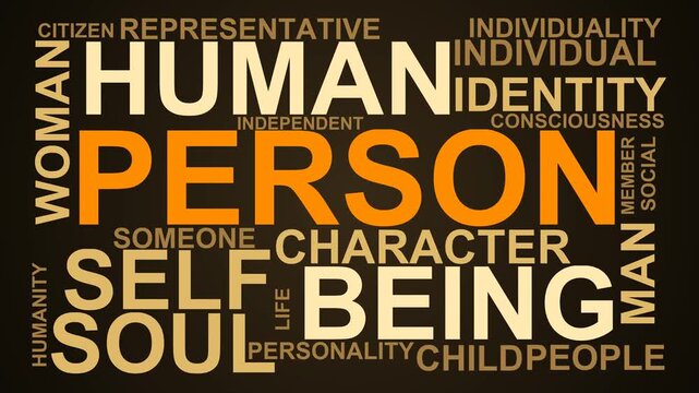 Person Word Cloud