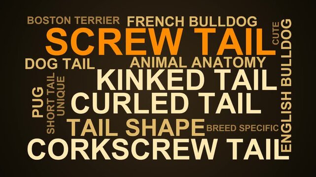 Screw Tail Word Cloud
