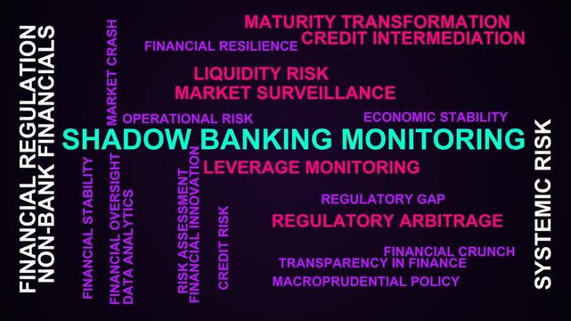 Shadow Banking Monitoring Word Cloud