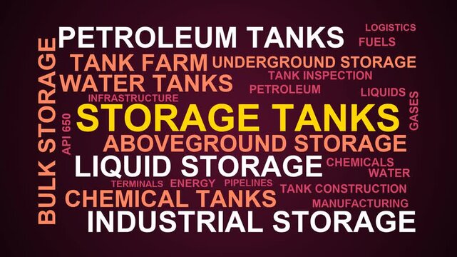 Storage Tanks Word Cloud