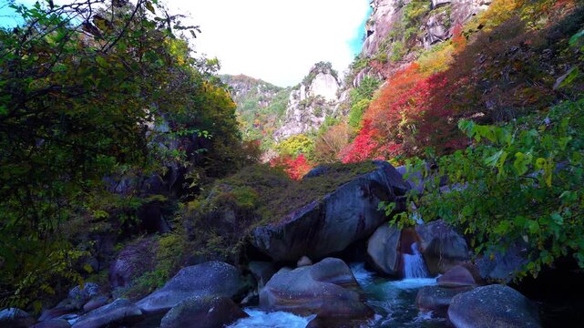 【紅葉】秋の昇仙峡・覚円峰
