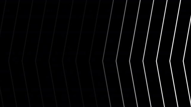 Abstract background with white chevron arrow lines forming a repeating geometric pattern on a deep Transparent  backdrop for modern digital design