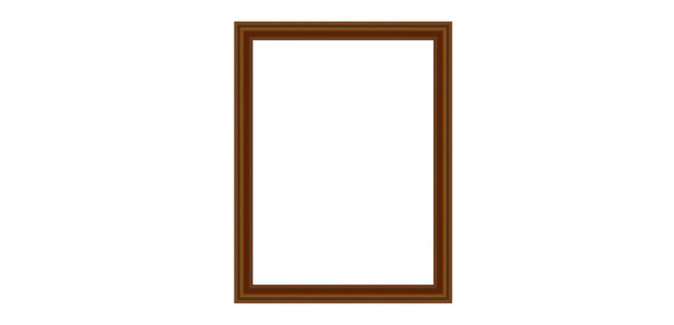 wooden picture frame PNG 