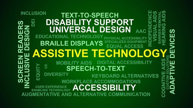 Assistive Technology Word Cloud